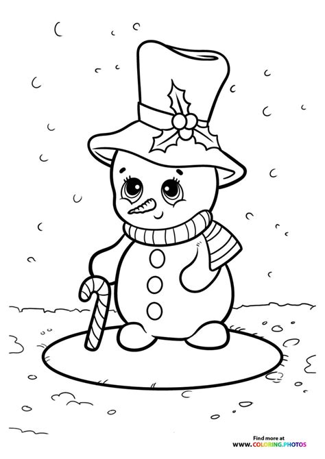 winter coloring pages  kids   easy print