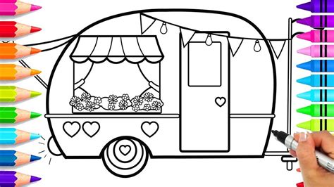 printable camper coloring pages printable world holiday
