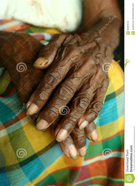 wrinkled pair of hands of an old woman stock image image