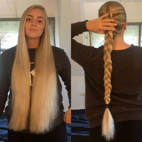 video swedish blonde braids long hair styles hip