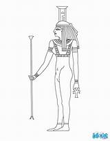Coloring Pages Egyptian Ra God Deity Gods Ancient Goddess Goddesses Egypt Popular Coloringhome sketch template