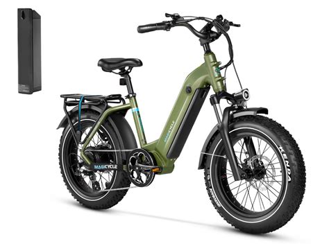 limited combo sale magicycle ocelot pro long range step  fat tire electric bike army green