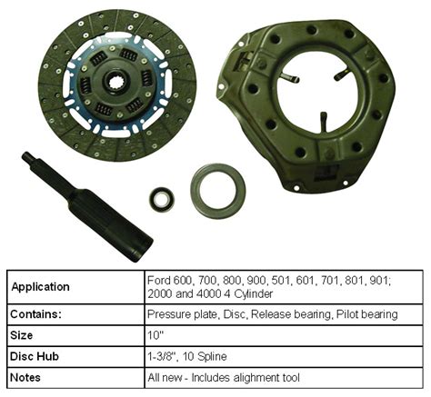 ford tractor clutches  clutch parts order