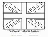 Bandera Flagge Englische Flaggen Banderas Inglaterra Coloringhome Londres Invasion sketch template
