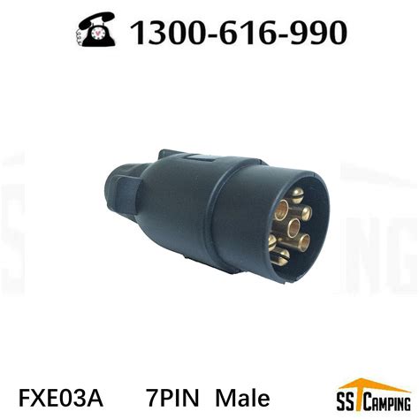 trailer plug  pin  male fxea sst camping