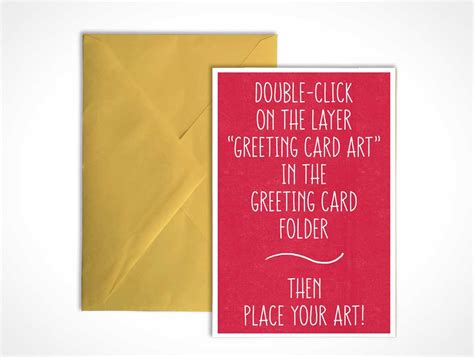 portrait greeting card envelope psd mockup psd mockups