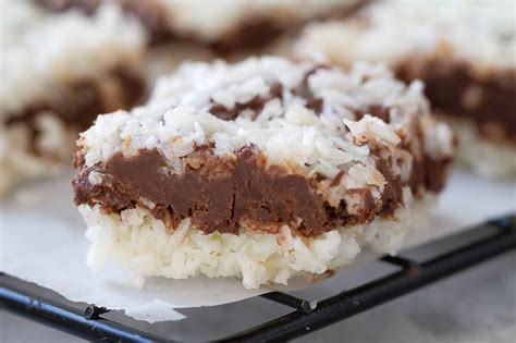 No Bake Chocolate Coconut Bars Recipe Eatwell101 Pandora Year Book