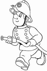 Hose Coloring Pages Getcolorings Fireman sketch template