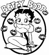 Betty Boop Coloring Pages Kissing Kids Color Printable Adult Children Desicomments Funny Coloriages Coloriage Kiss Stress Cartoon Entries sketch template