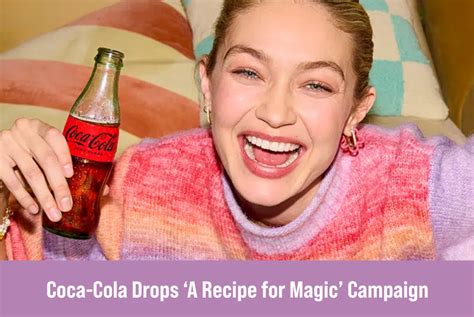 news coca cola drops  recipe  magic campaign