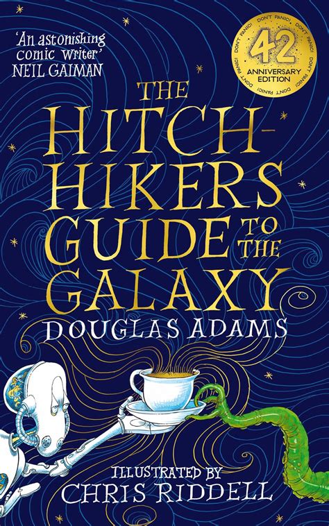 hitchhikers guide   galaxy illustrated edition signed copy booka bookshop