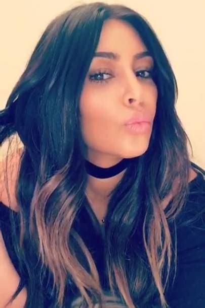 kim kardashian ombre dip dye hair news and pictures glamour uk