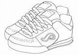 Shoes Coloring Shoe Pages Pair Tennis Color Drawing Converse Printable Template Kids Getdrawings Print Getcolorings sketch template