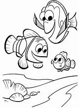 Coloring Nemo Pages Printable Kids sketch template