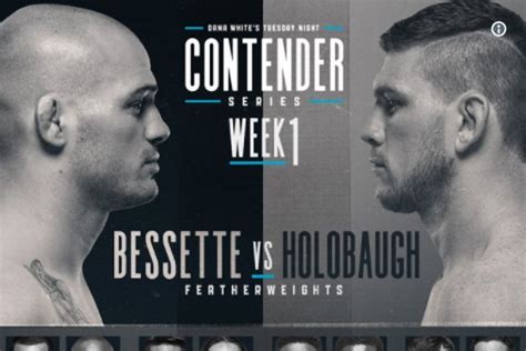 lineup for ‘dana white s tuesday night contender series debut revealed