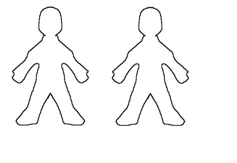 body outline printable clipart