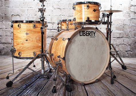 olivewood birch cherry   order  week build time liberty drums