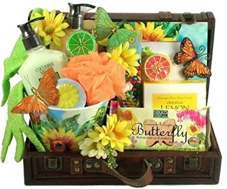 amazoncom gift basket village butterfly garden spa  gourmet gift