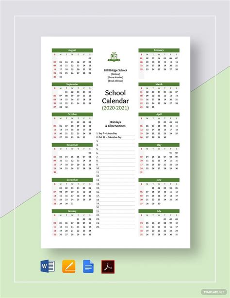 school calendar template school calendar calendar tem vrogueco