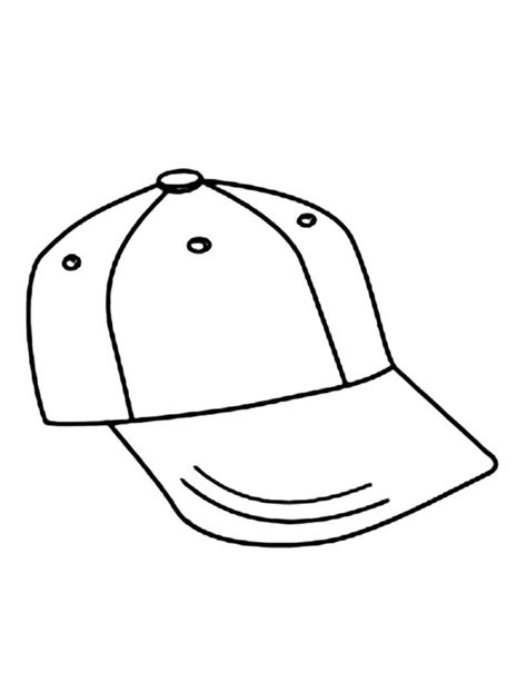 hat colouring page    clipartmag