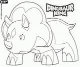 Coloring Dinosaur King Pages Chomp Printable Games sketch template