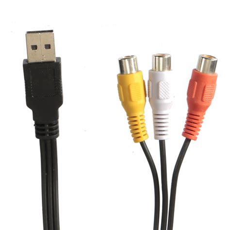 usb  male   rca rgb female adapter video converter av hdtv cable connector ebay