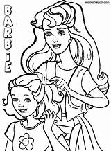 Barbie Coloring Pages Print Clipartmag sketch template