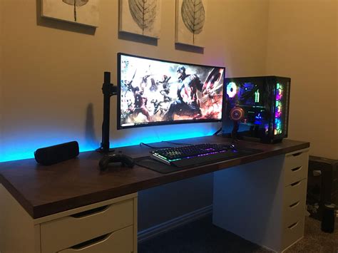 cheap and simple gaming setup gaming desk cheap gaming setup