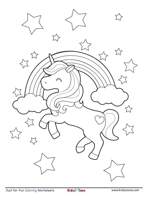 unicorn fairy rainbow coloring pages coloring pages