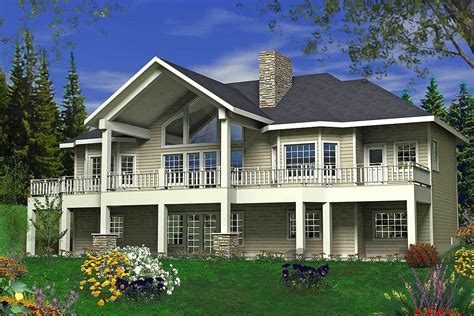great rear facing views gh architectural designs house plans