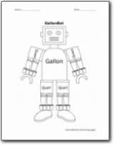 Gallon Man Coloring Pages sketch template