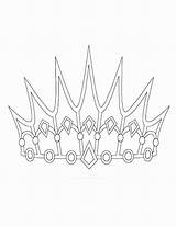 Cut Prince Coroa Crowns Tiara Beatiful Tiaras Rei Rainha Primary sketch template