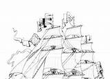 Statek Piratów Kolorowanka Statki Pirackie Kolorowanki sketch template