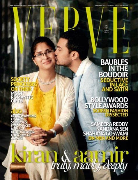 aamir khan kiss kiran rao in verve magazine style icon