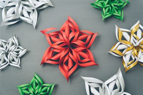 21 Awesome 3d Paper Snowflake Ideas