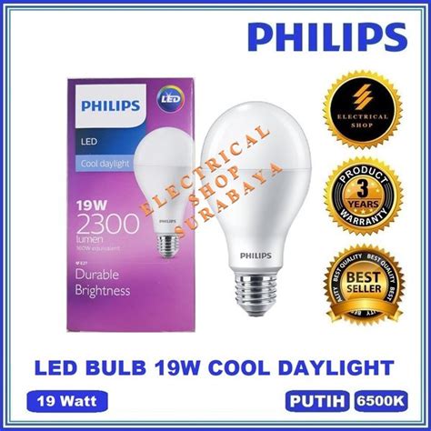 Jual Philips Lampu Led Bulb 19w 19 Watt Putih Bergaransi 3 Tahun