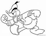 Donald Duck Angry Coloring Pages Disneyclips sketch template