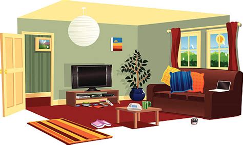 living room cartoon hd indoor vectors   psd files