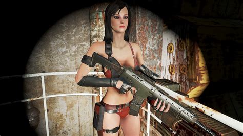 nora and her ak5c at fallout 4 nexus mods and community