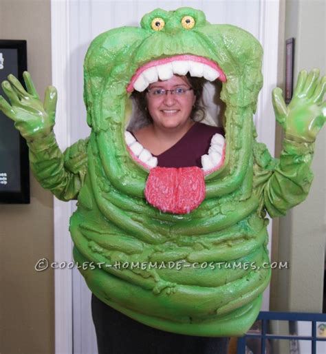 awesome homemade slimer costume from ghostbusters