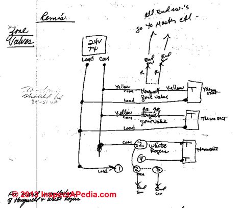zone valve wiring diagram valve zone relay vac detecting cycle  detect closed