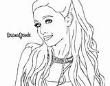 Ariana Grande Coloring Necklace Coloringcrew Pages Registered Colored User Getdrawings sketch template