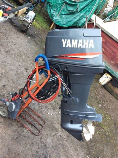 yamaha  hp outboard  stroke power tilt long shaft  remotes  chertsey surrey gumtree