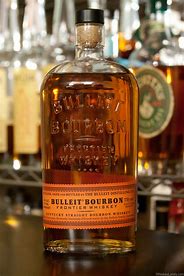 Image result for photo of bottle of bulleit bourbon