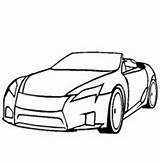 Lfa Lexus Automobili Trasporto Mezzi sketch template
