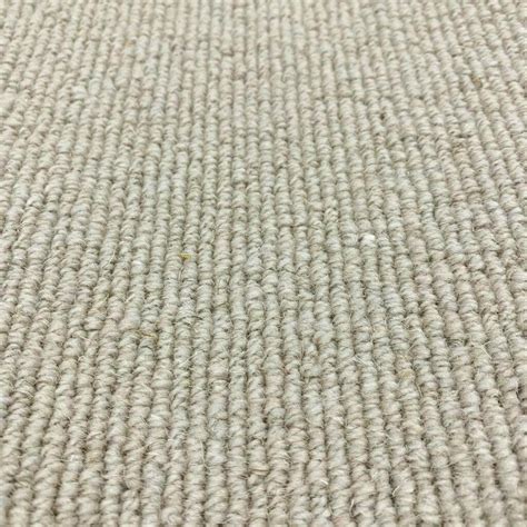 berber carpet remnant roll   oasis beige wool loop rib pile xm