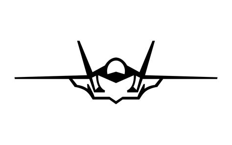 fighter jet vector icon  vector art  vecteezy