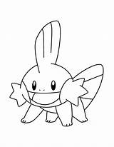 Pages Mudkip Coloring Template Sketch sketch template