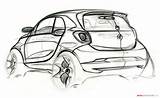 Fortwo Forfour Officially Autoconception Skizze sketch template