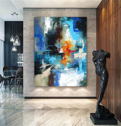 original abstract paintingcontemporary art xxl canvasoil etsy abstract painting extra large